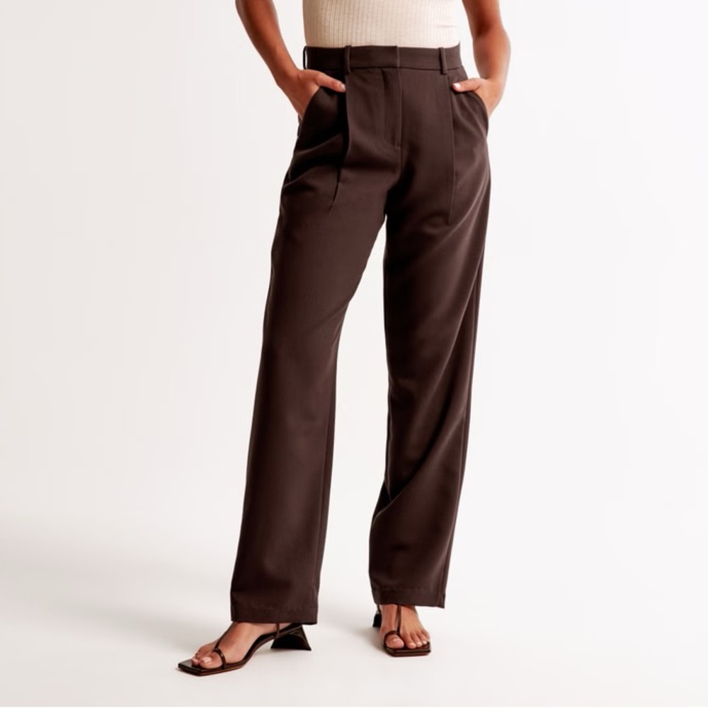Abercrombie and Fitch Curve Love Quinn Tailored Pant size 27/4 Brand New